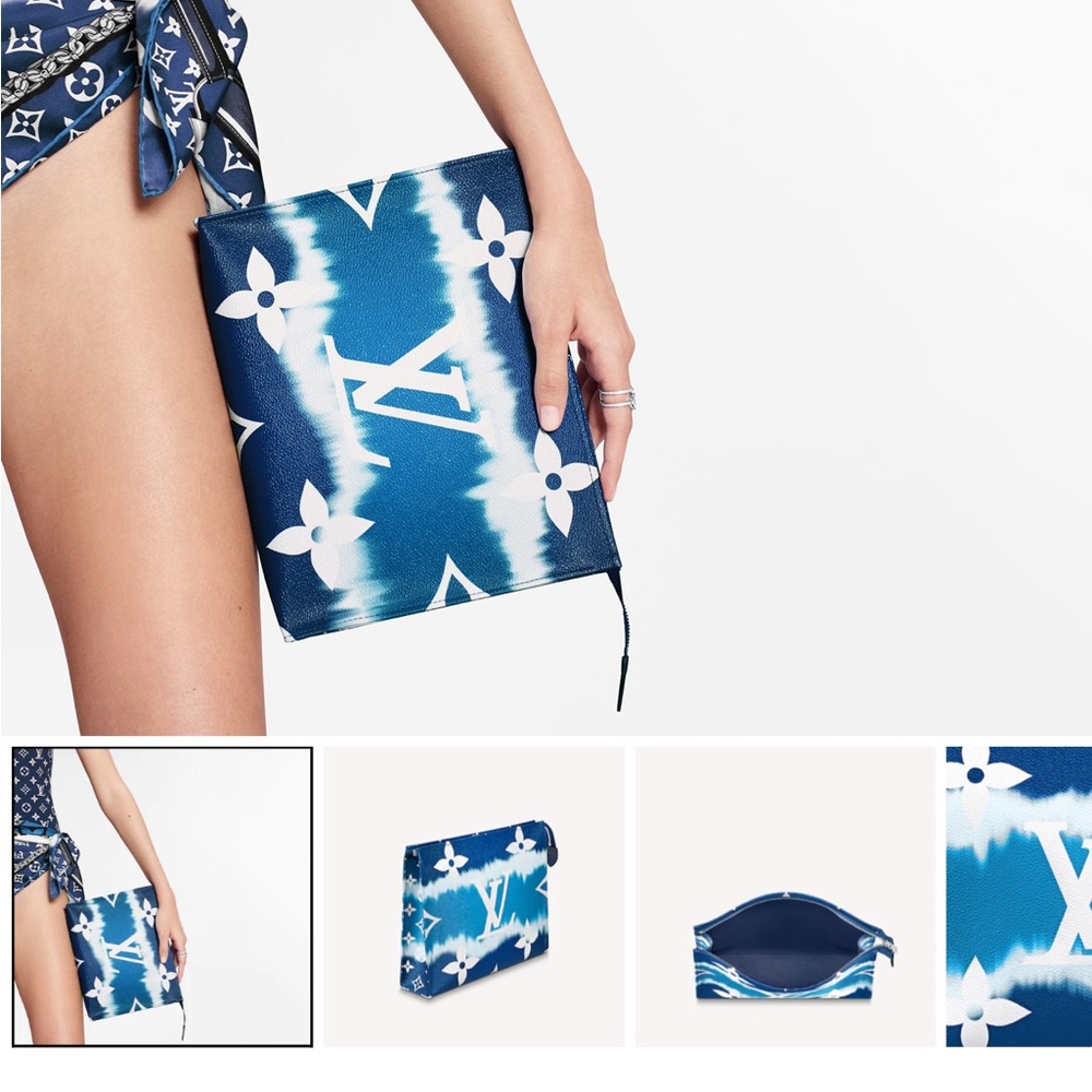 LV Blue Escale limited edition toiletry bag - Picture 5 of 15